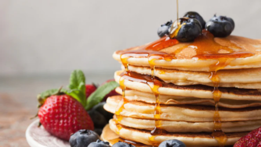 Keto-friendly pancakes made with Modern Mountain Bamboo Fiber