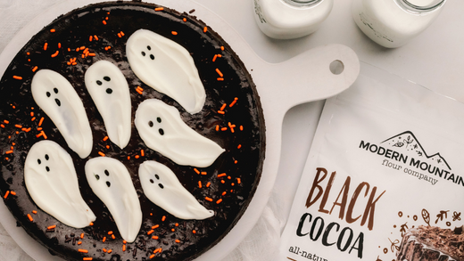 Spooky Ghost Chocolate Cheesecake