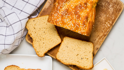 Keto sandwich bread made with Modern Mountain Lupin Flour and Bamboo Fiber