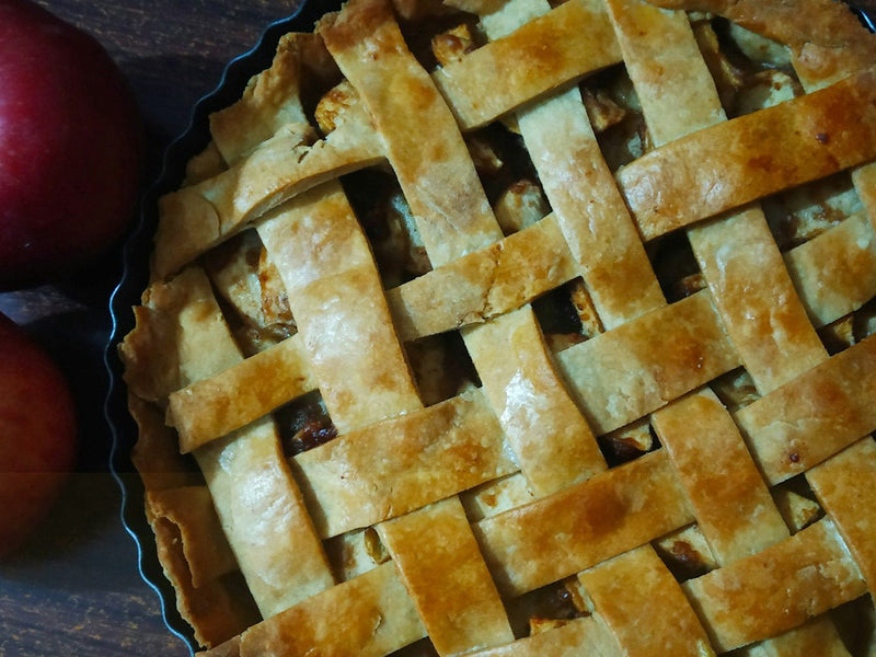 Apple lattice pie