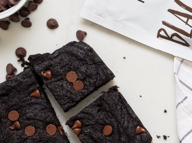 Dark chocolate brownies