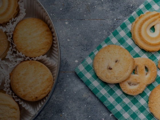 Sugar-finished cookies