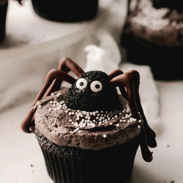 Spooky Spider Cupcakes