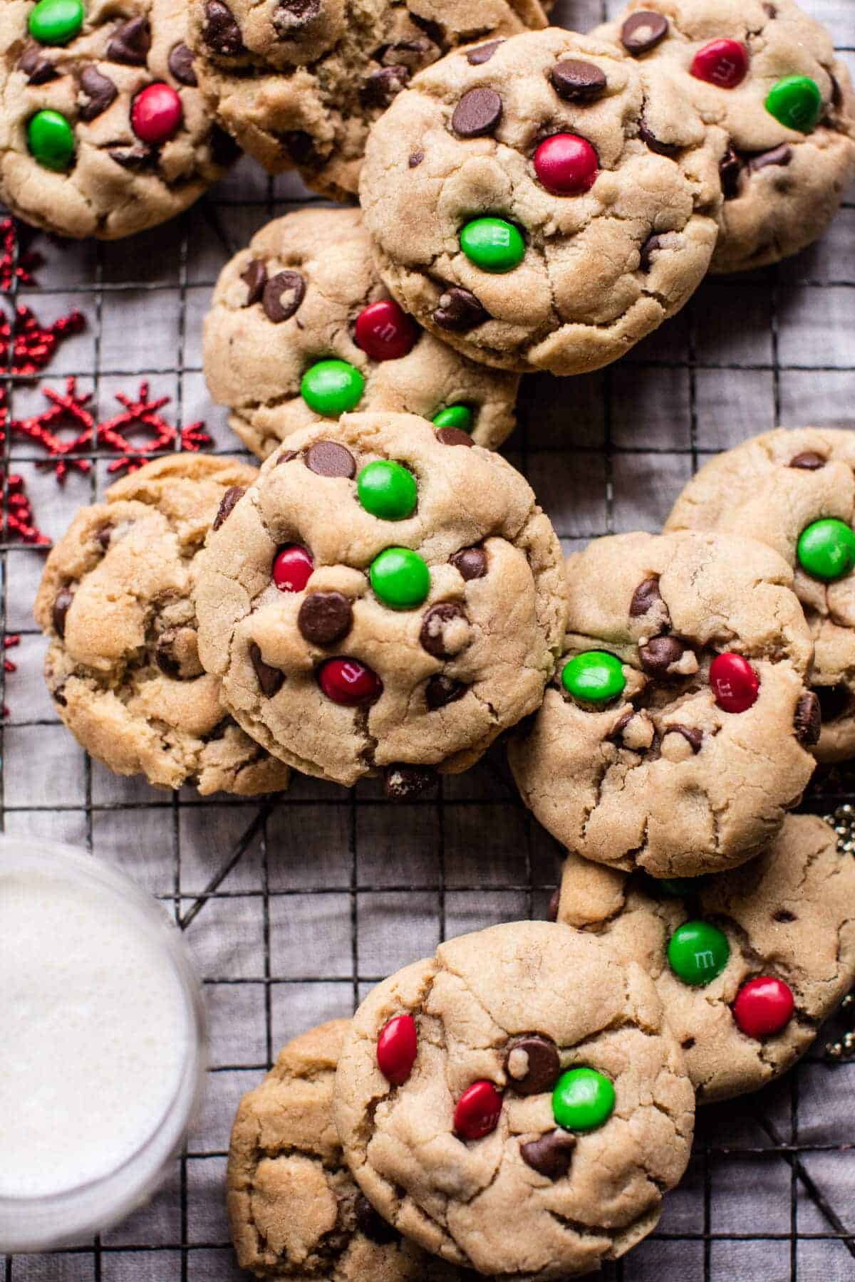 Christmas Chocolate Chip Cookies