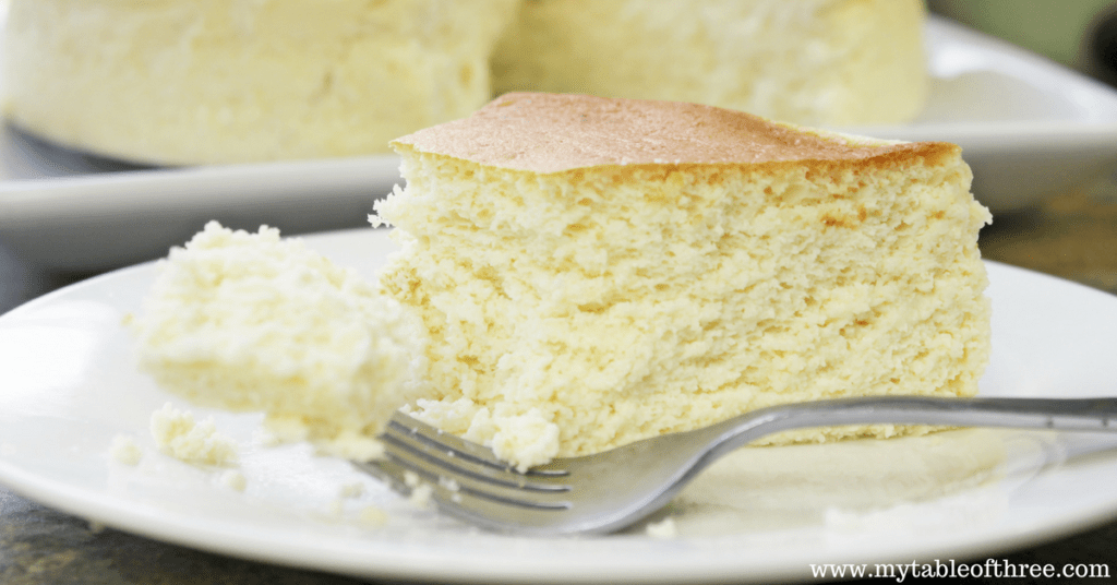 Japanese Cotton Cheesecake, Low Carb