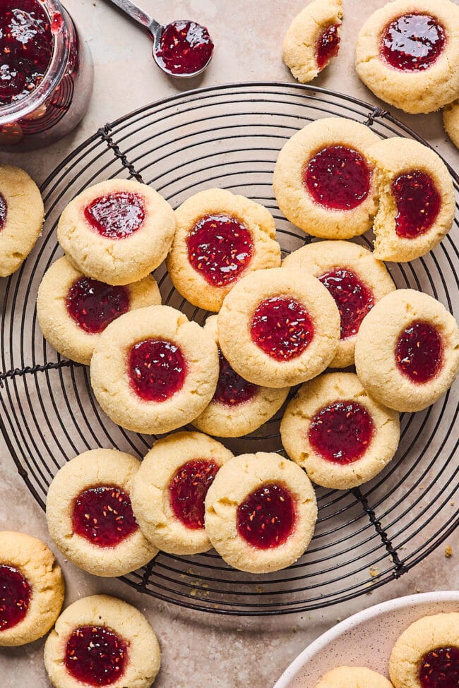 Thumbprint Cookies (Jam-Filled)