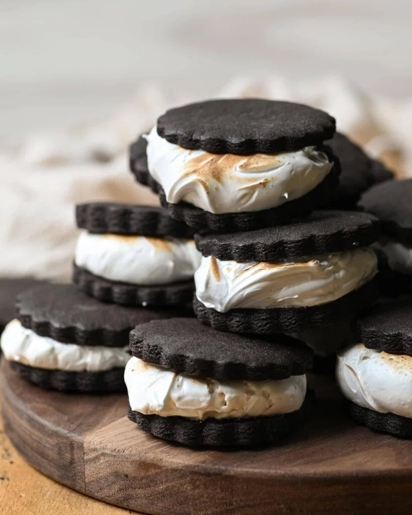 Black Cocoa Sandwich Cookies