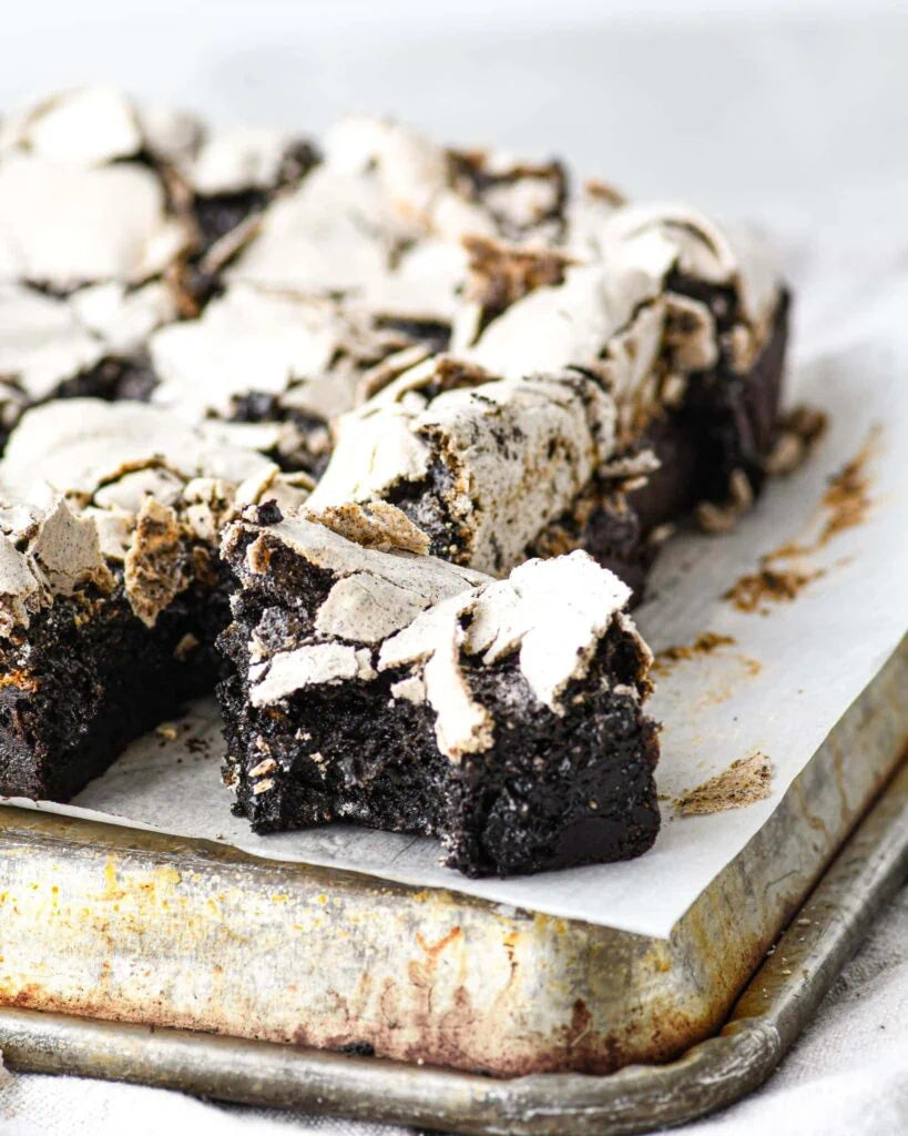 Oreo Meringue Brownies