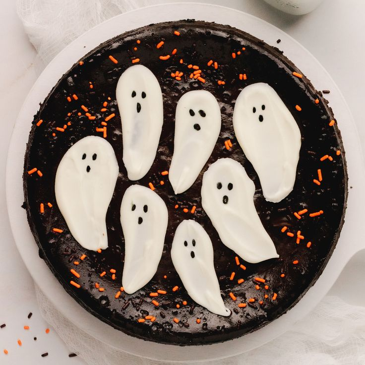 Chocolate Ghost Cheescake