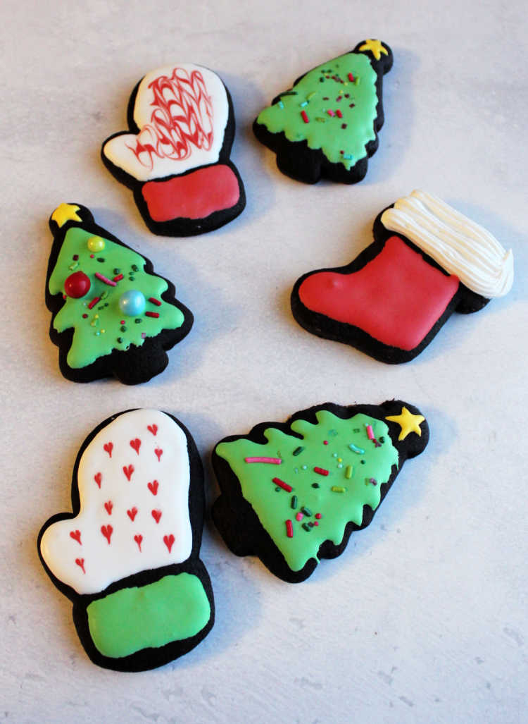 Black Cocoa Cut-Out Cookies