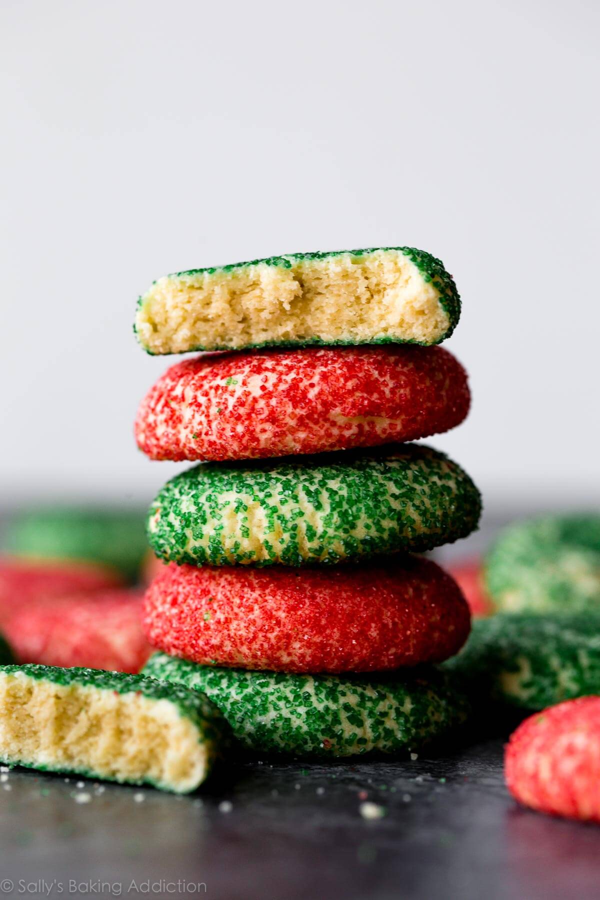 Red & Green Sugar Cookies