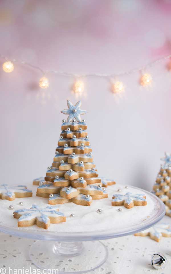 Decorated 3D Christmas Tree Cookies