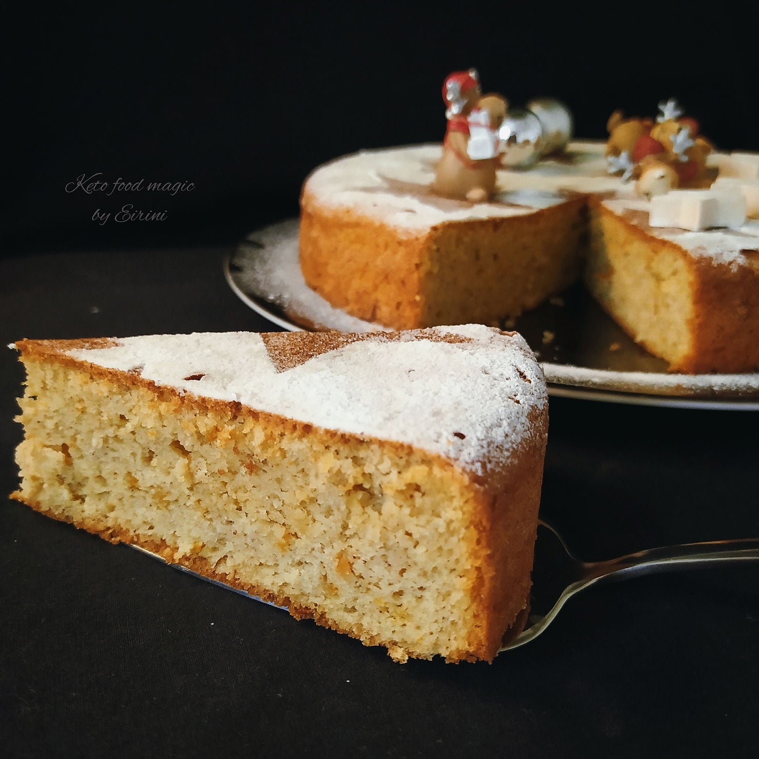 Keto Vasilopita Cake