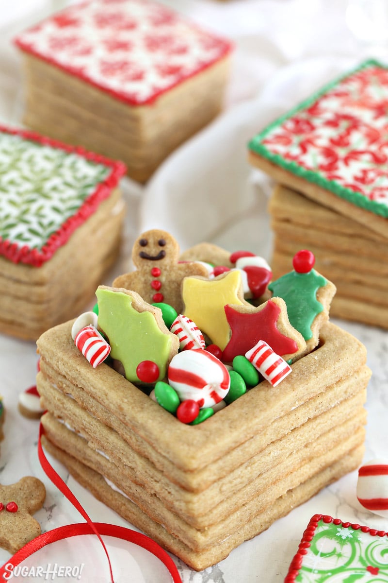 Christmas Present Cookie Boxes