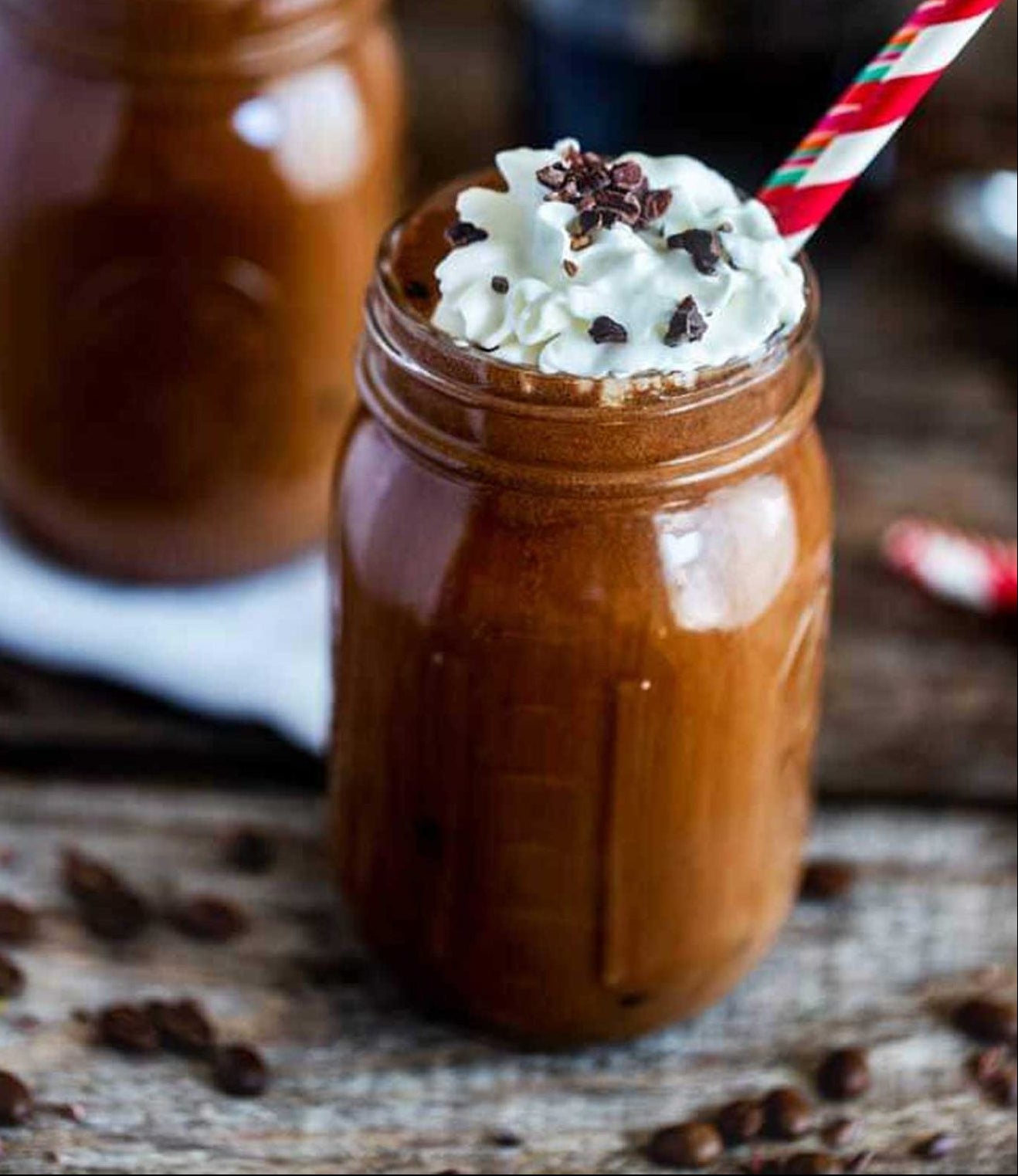 Iced Mocha Latte (Just 4 Ingredients)