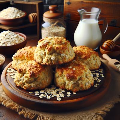Low Carb Oatmeal Drop Scones