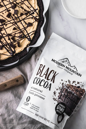 Mocha Brownie Pizza with Espresso Buttercream and Black Cocoa Powder - photo 2