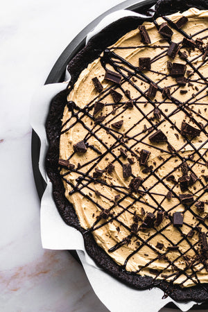 Mocha Brownie Pizza with Espresso Buttercream and Black Cocoa Powder - photo 4