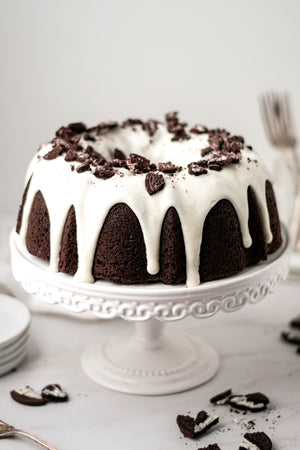 Cookies and Cream Bundt Cake with Black Cocoa Powder - photo 3