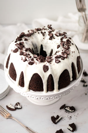 Cookies and Cream Bundt Cake with Black Cocoa Powder - photo 5
