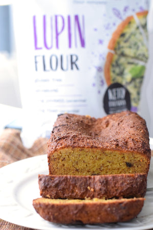 Keto-Friendly Chocolate Chip Banana Bread Made with Lupin Flour - photo 4
