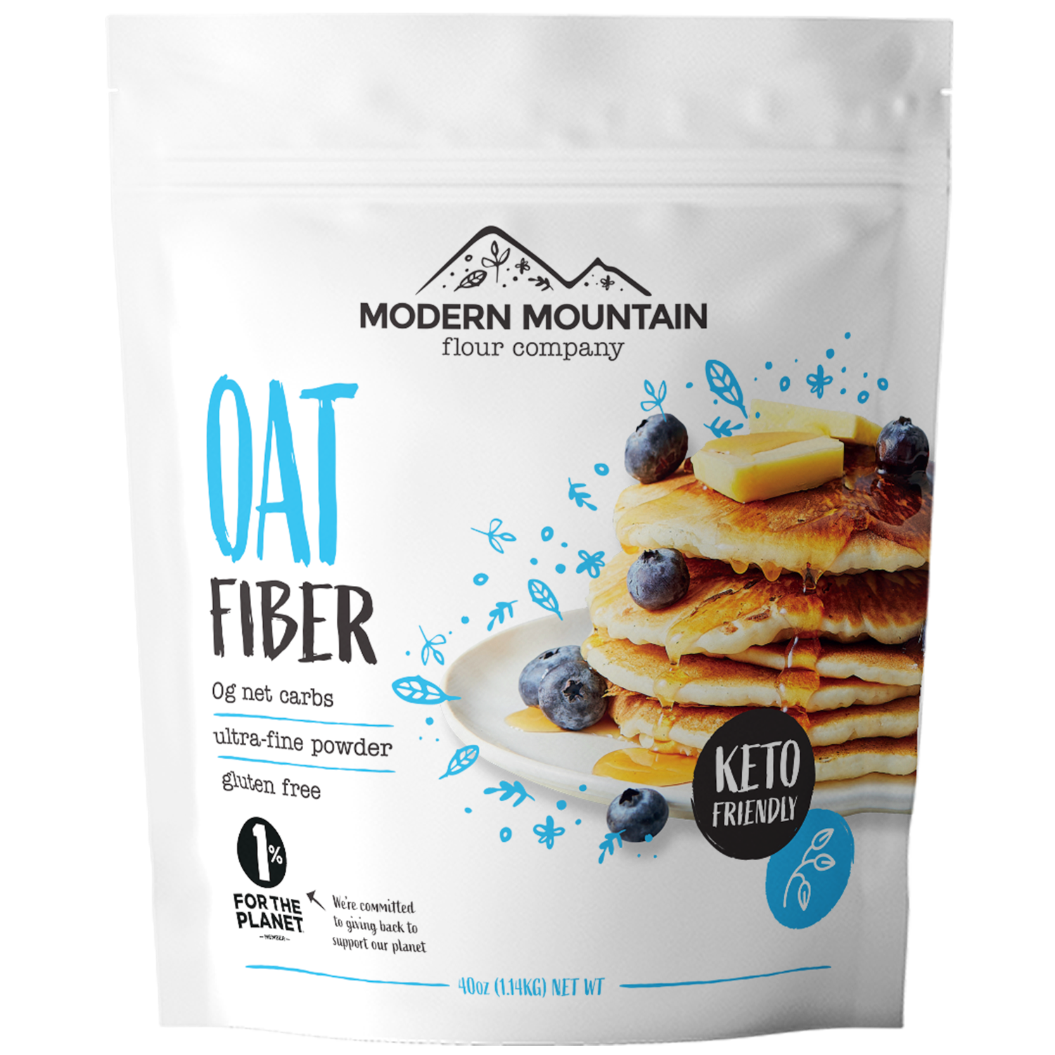 Oat Fiber (2.5 lb) Improve Keto Baked Goods with Zero Net Carbs